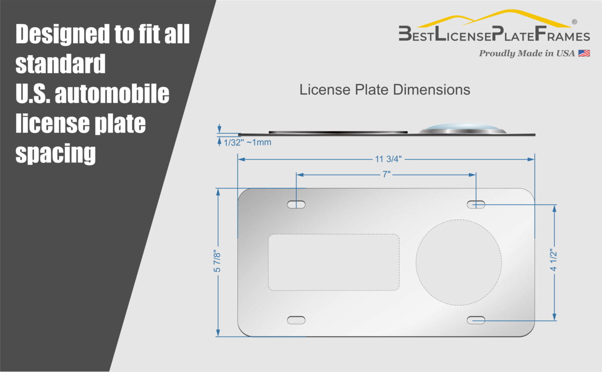 Firefighter - Stainless Steel Car License Plate